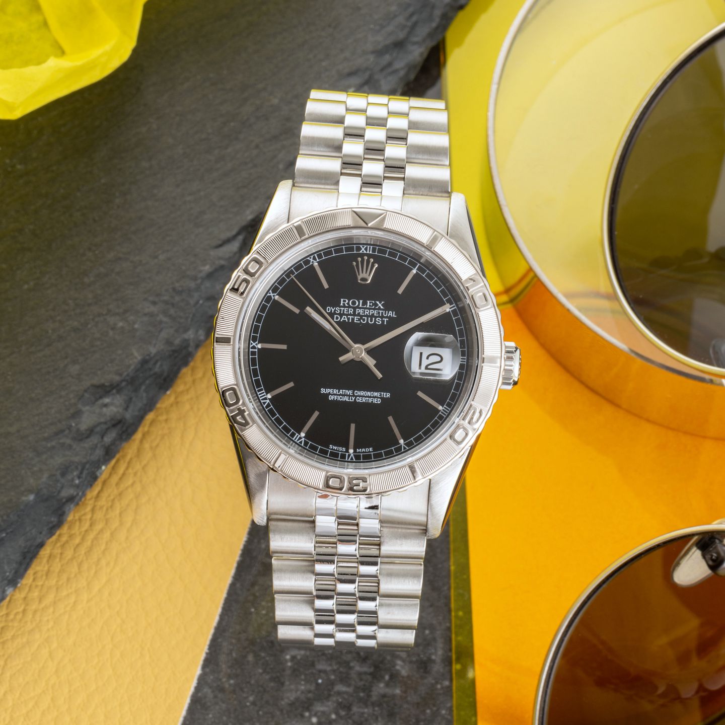 Rolex Datejust Turn-O-Graph 16264 (2001) - 36 mm Steel case (1/8)