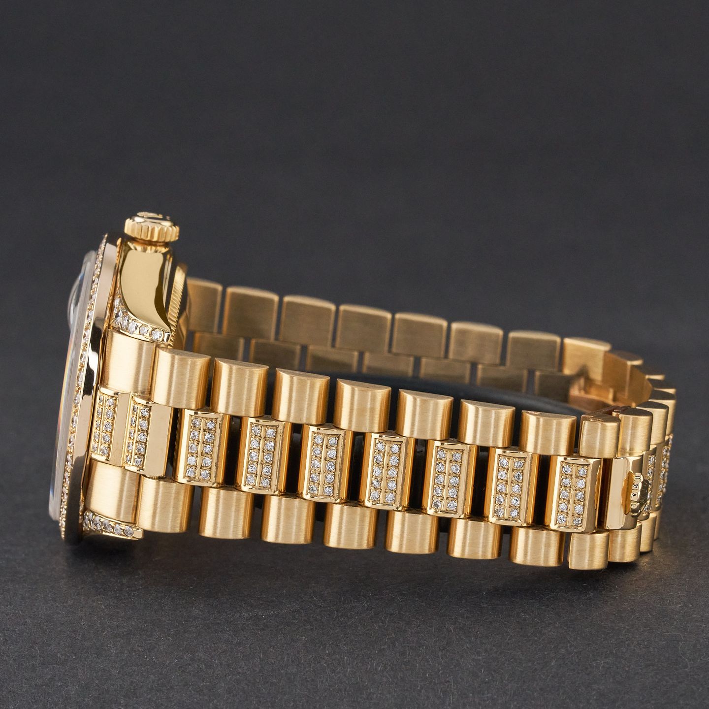 Rolex Day-Date 36 18238 (1991) - Blue dial 36 mm Yellow Gold case (6/8)