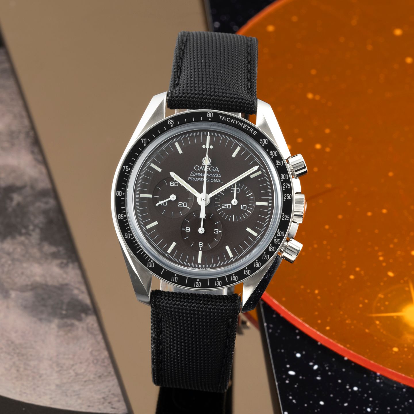 Omega Speedmaster Professional Moonwatch 311.30.42.30.13.001 (2010) - Brown dial 42 mm Steel case (1/8)