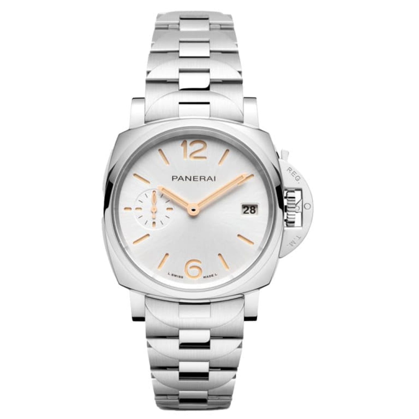 Panerai Luminor Due PAM01508 (2025) - Wit wijzerplaat 38mm Staal (1/1)