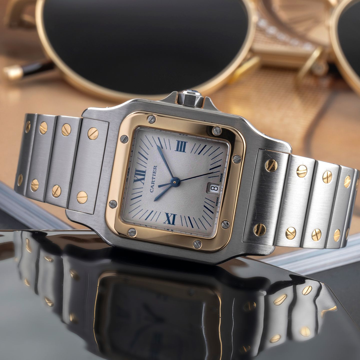 Cartier Santos Galbée 187901 (1990) - 29mm (2/8)