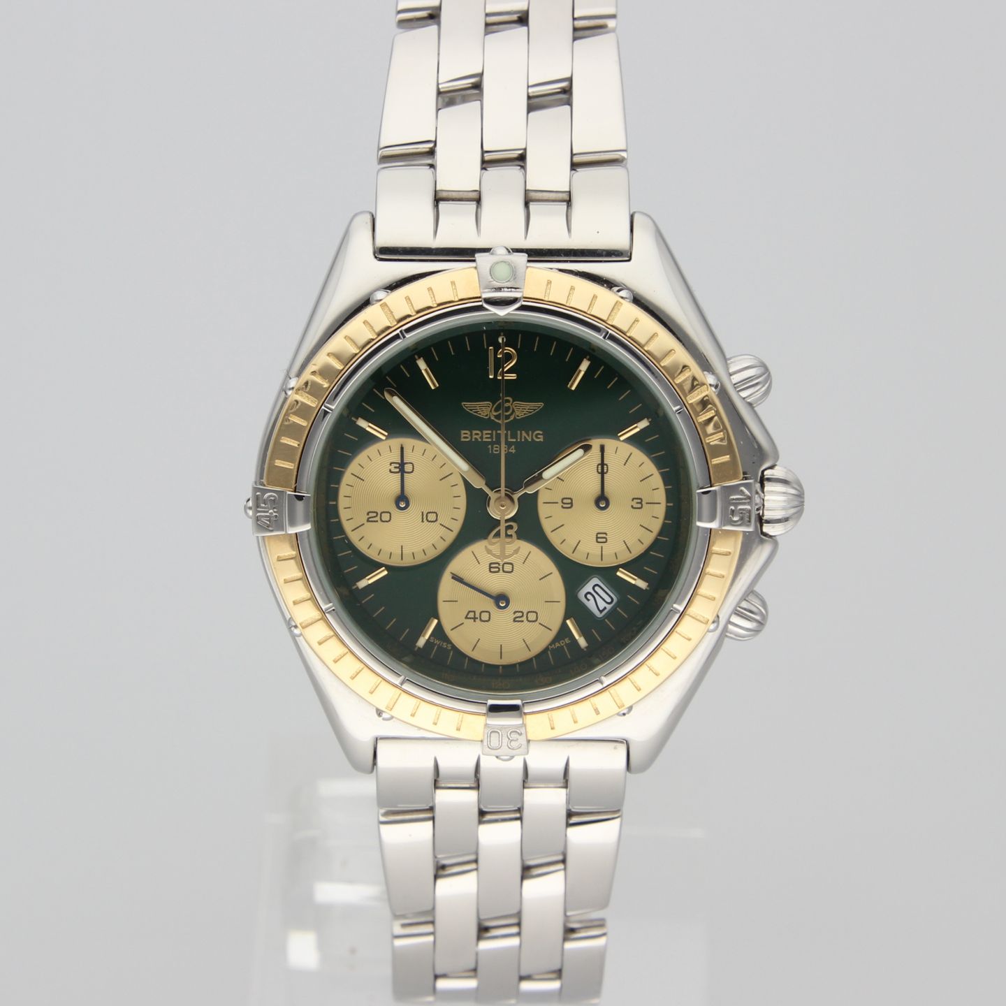 Breitling Chronomat D55046 (Onbekend (willekeurig serienummer)) - Zwart wijzerplaat 37mm Staal (2/8)