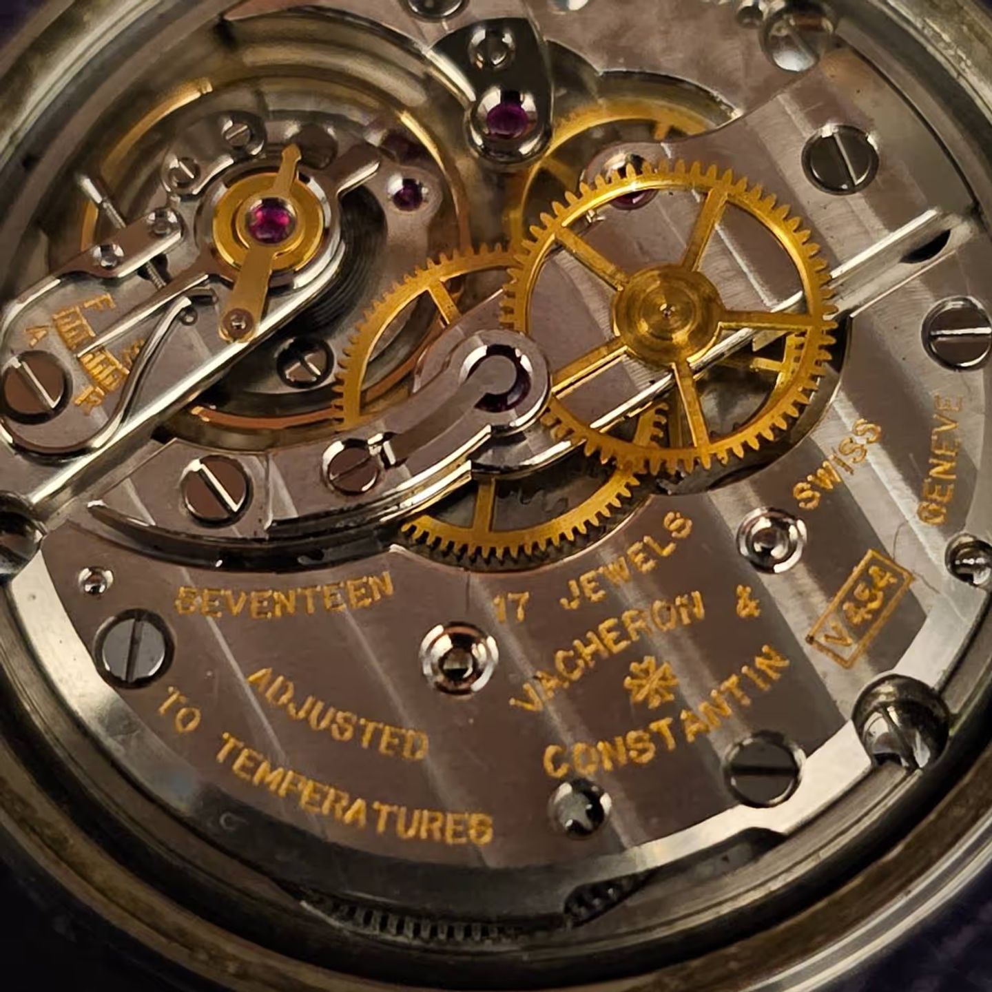 Vacheron Constantin Vintage Unknown (1940) - Wit wijzerplaat 35mm Staal (4/4)