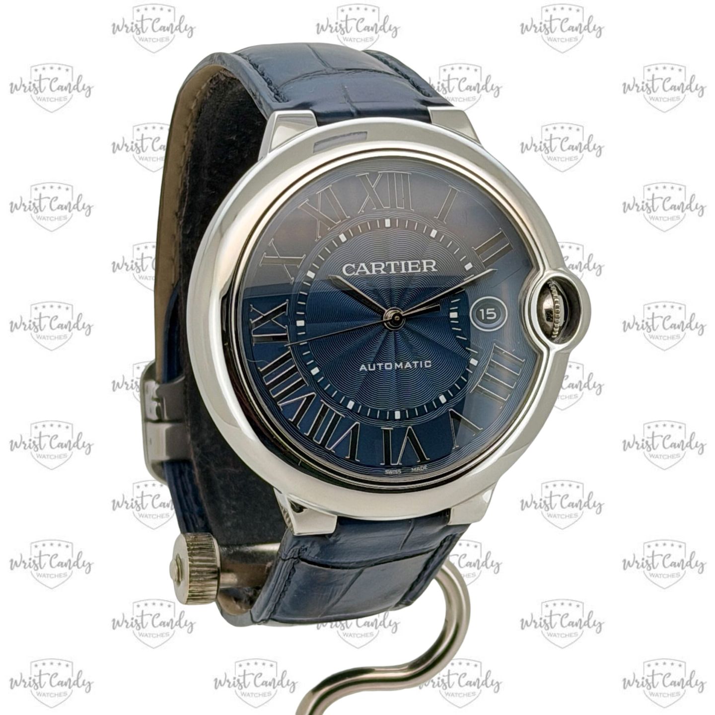 Cartier Ballon Bleu 42mm WSBB0025 (2020) - Blauw wijzerplaat 42mm Staal (3/8)