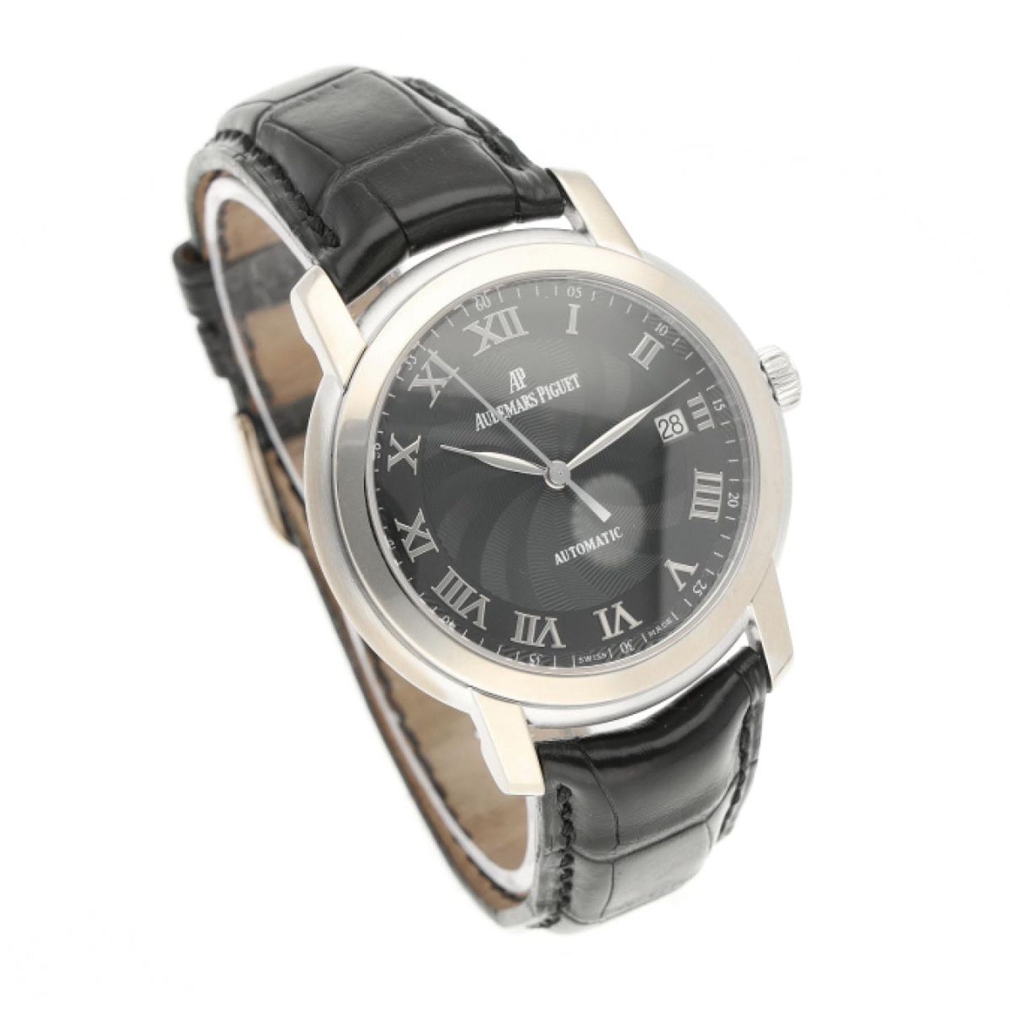 Audemars Piguet Jules Audemars 15120BC.OO.A002CR.03 (2007) - Zwart wijzerplaat 39mm Witgoud (3/8)