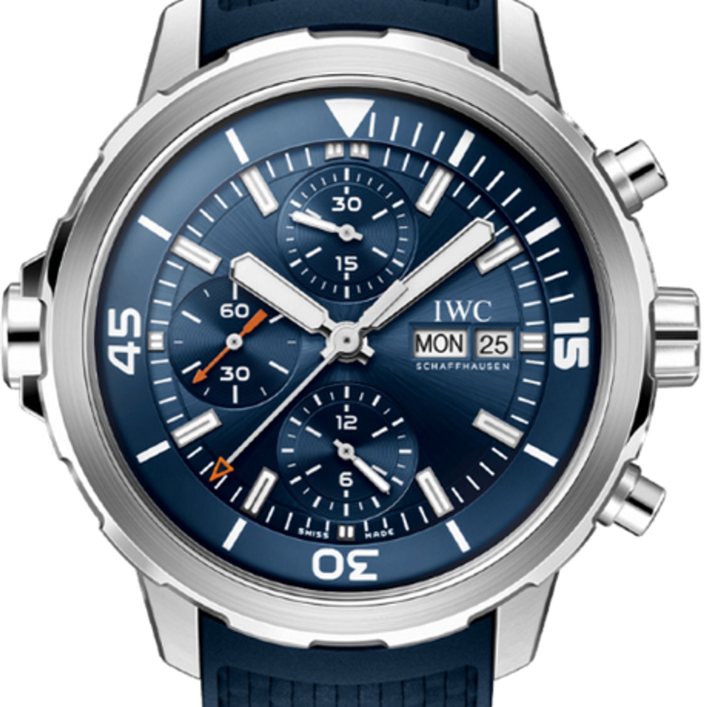IWC Aquatimer Chronograph IW376806 (2026) - Blue dial 44 mm Steel case (2/2)