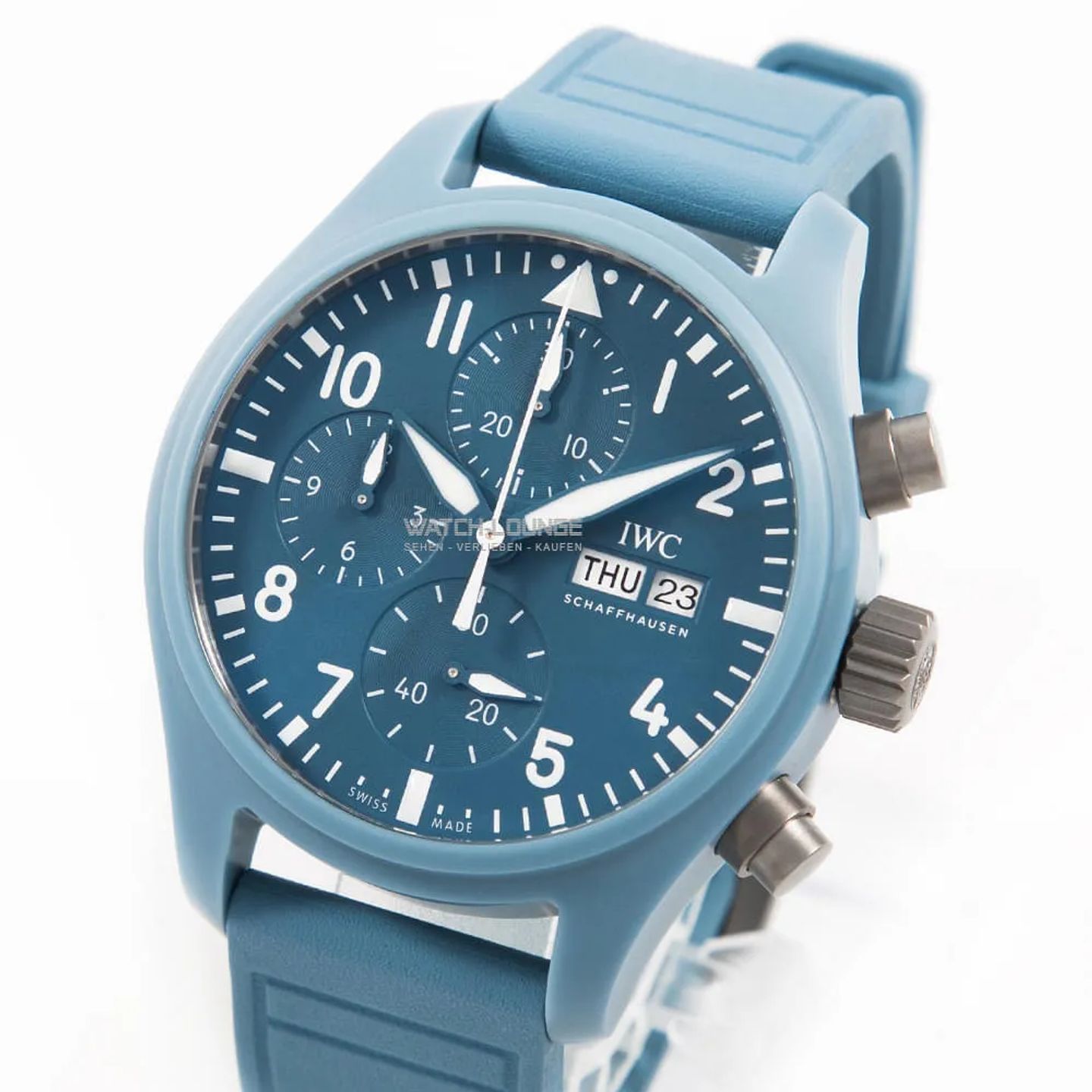 IWC Pilot Chronograph Top Gun Miramar IW389409 (2025) - Blauw wijzerplaat 42mm Keramiek (1/8)