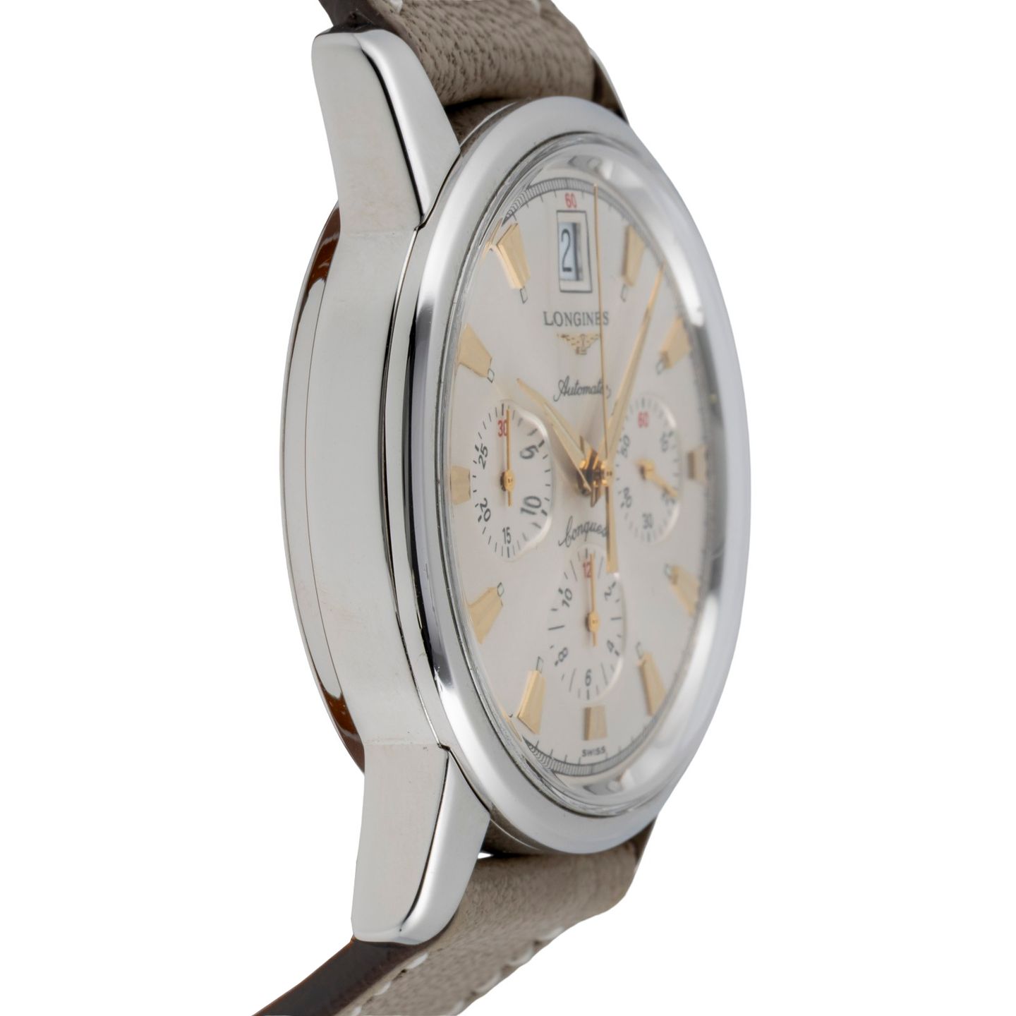 Longines Conquest Heritage L1.641.4.52.2 (2007) - Black dial 39 mm Steel case (7/8)