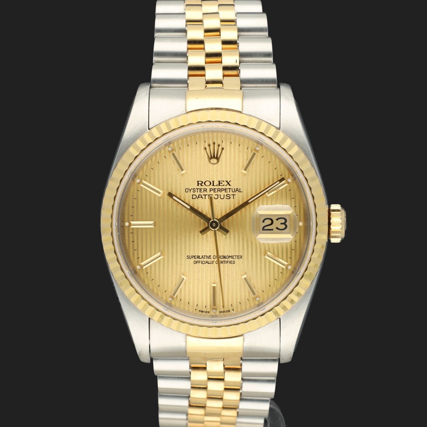 Rolex Datejust 36 16233 (1994) - 36 mm Gold/Steel case (3/8)