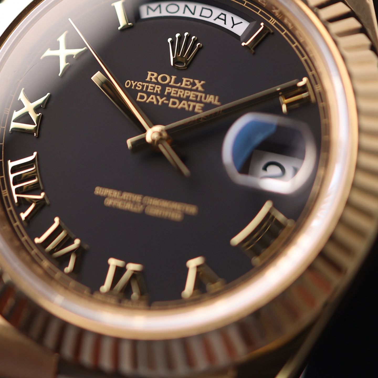Rolex Day-Date II 218238 (2014) - 41 mm Yellow Gold case (2/3)