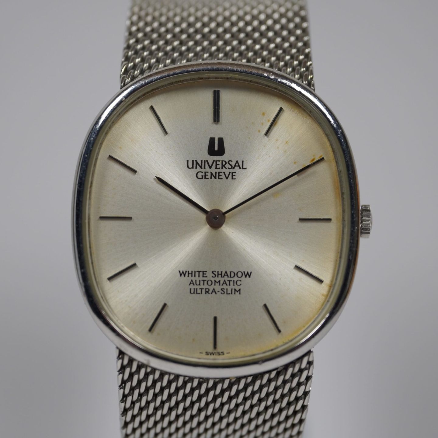 Universal Genève Microtor 866049 (1967) - Silver dial 32 mm Steel case (1/8)