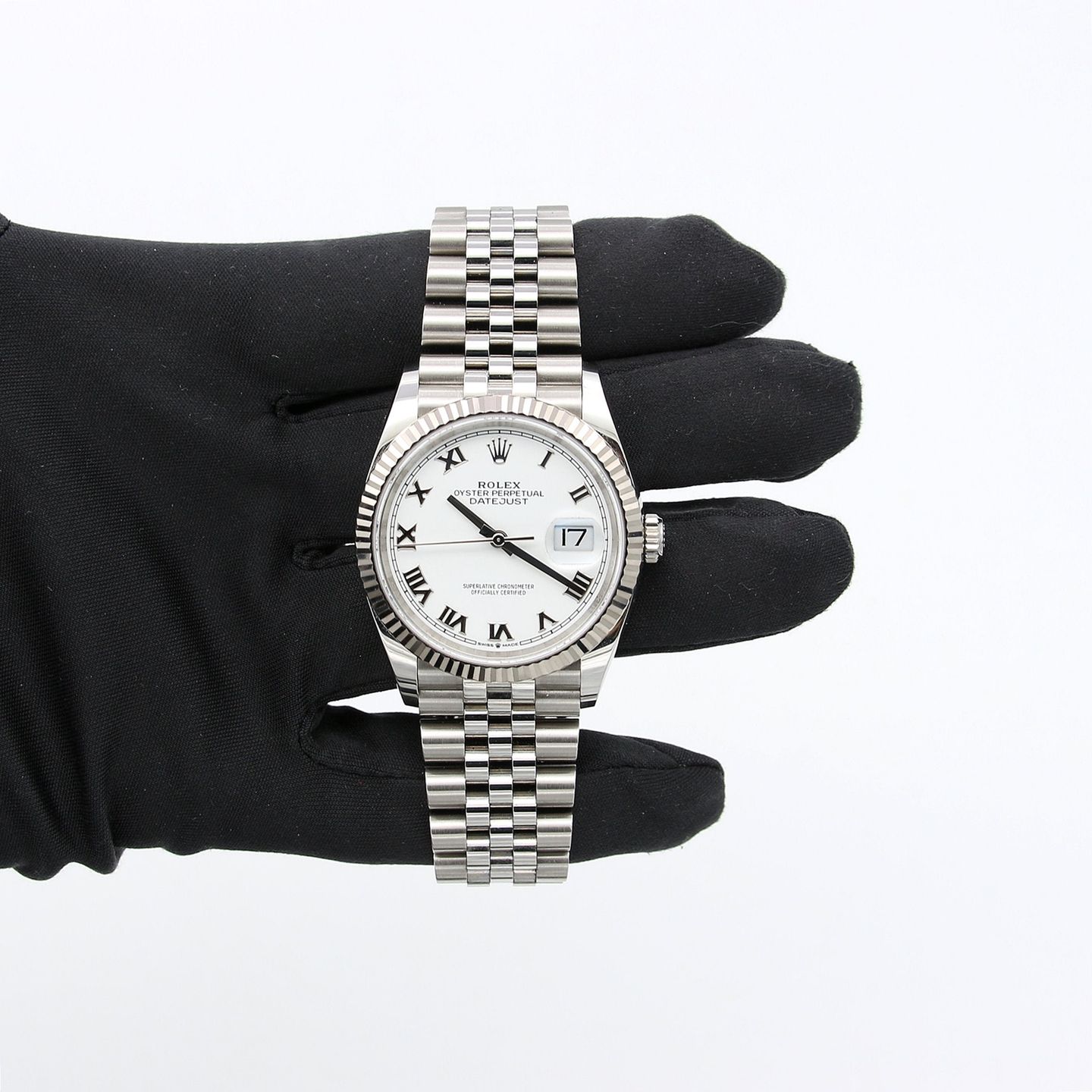 Rolex Datejust 36 126234 (Onbekend (willekeurig serienummer)) - Wit wijzerplaat 36mm Staal (6/8)