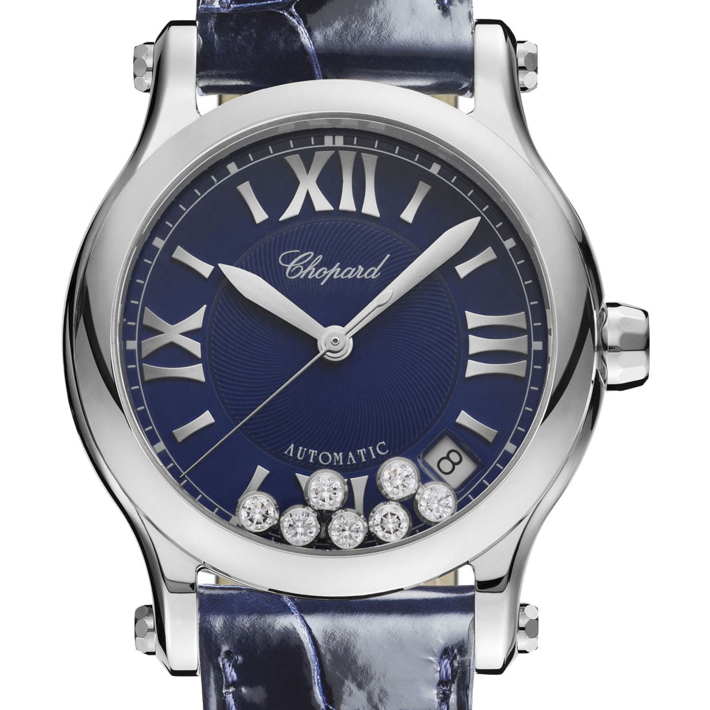 Chopard Happy Sport 278559-3008 (2024) - Blauw wijzerplaat 36mm Staal (1/3)