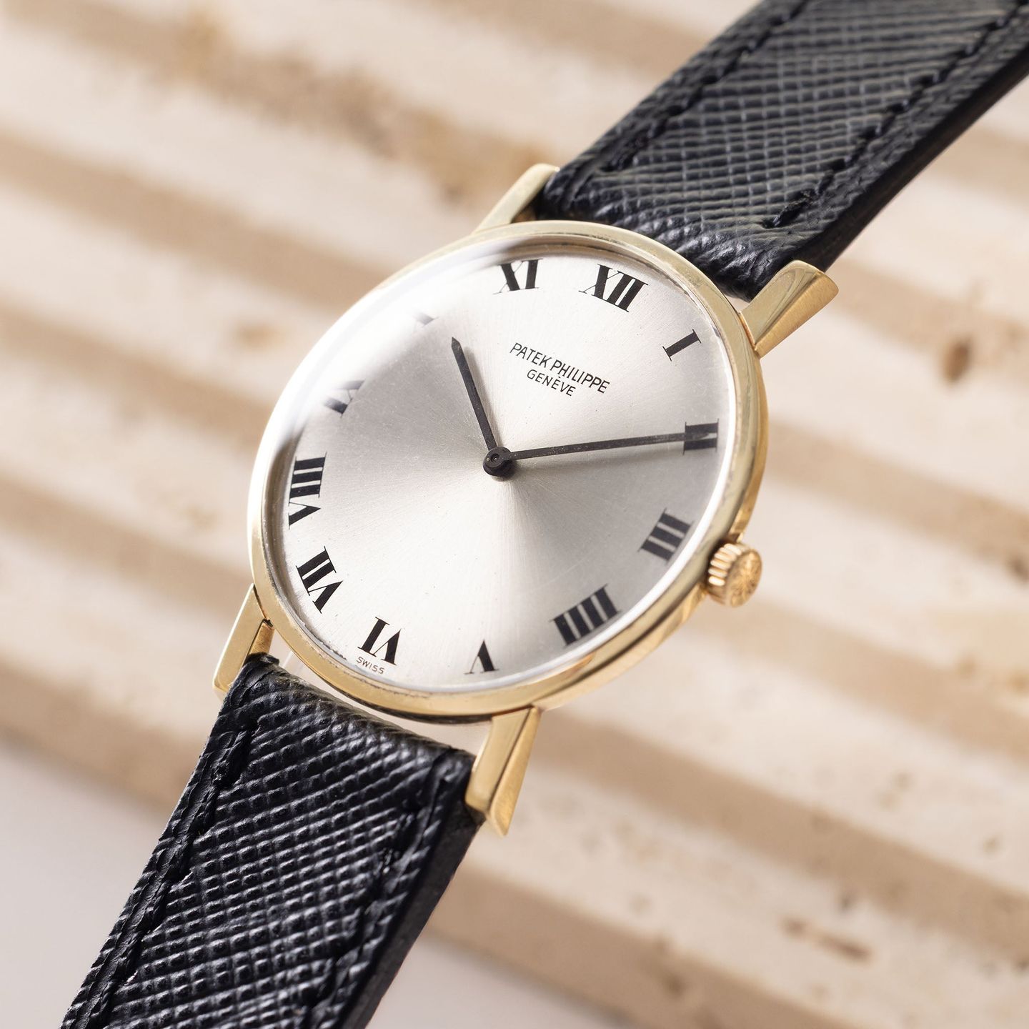 Patek Philippe Calatrava 3470 (1965) - 29mm Geelgoud (3/8)