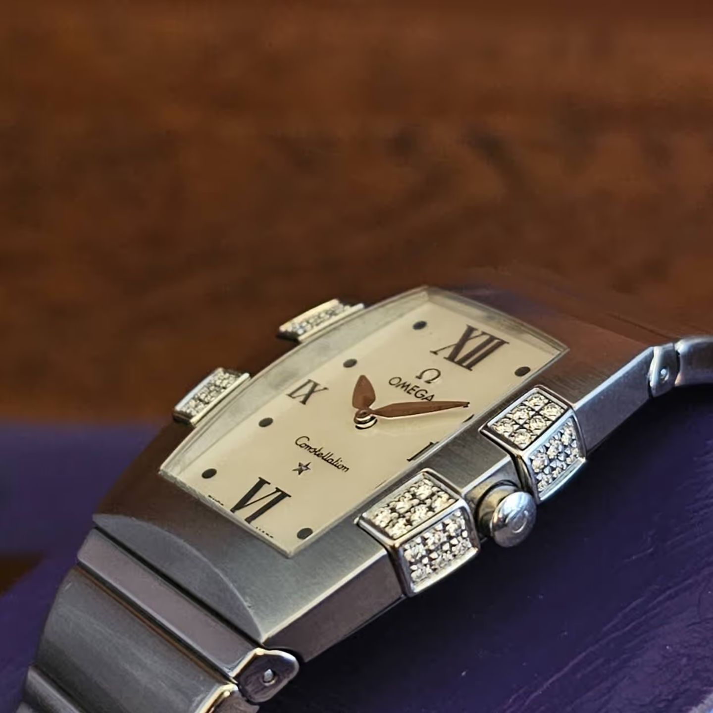 Omega Constellation 1586.70.00 (2005) - White dial 25 mm Steel case (2/4)