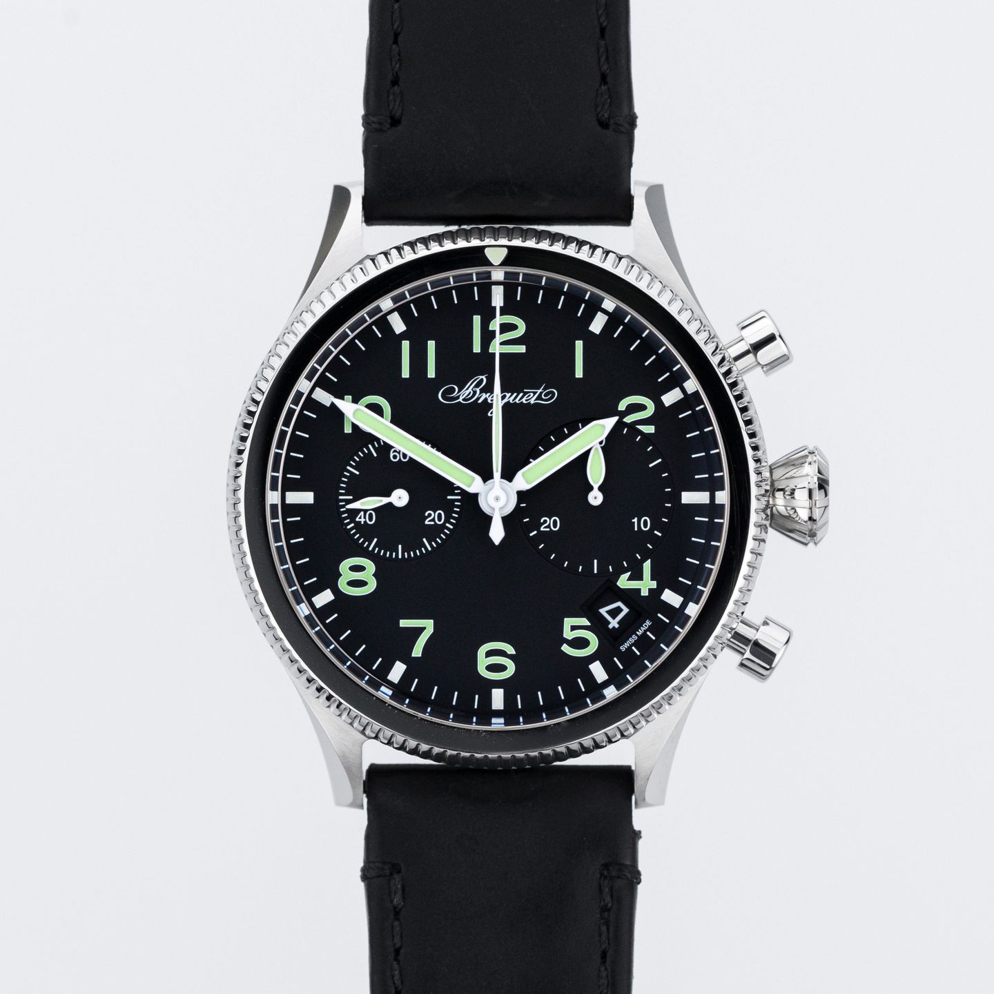 Breguet Type XX - XXI - XXII G2057ST/92/3WU (2023) - Black dial 42 mm Steel case (1/8)