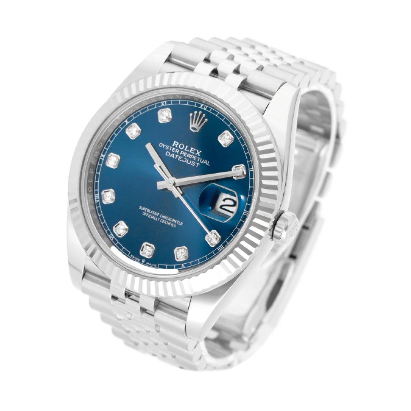 Rolex Datejust 41 126334 (2022) - Blue dial 41 mm Steel case (2/5)