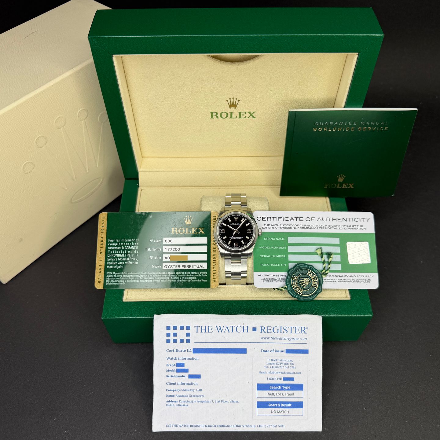 Rolex Oyster Perpetual 31 177200 - (3/8)