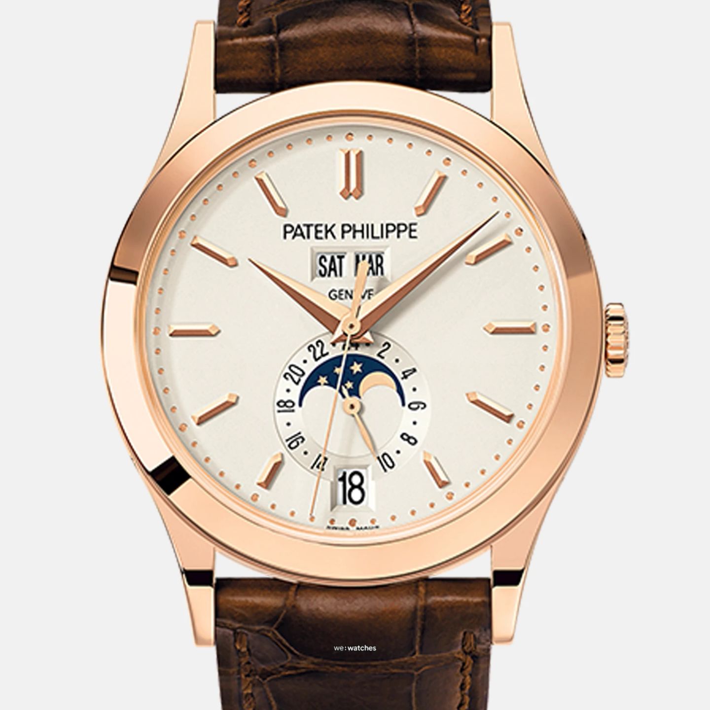 Patek Philippe Annual Calendar 5396R-011 (2025) - Zilver wijzerplaat 39mm Roségoud (1/1)