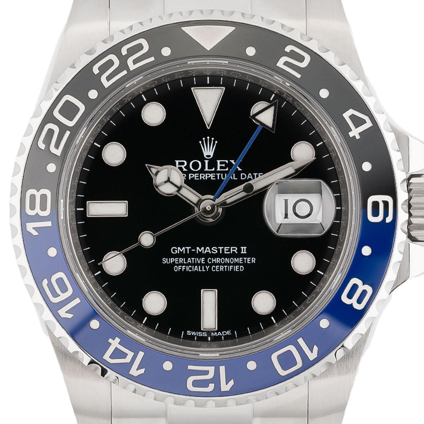 Rolex GMT-Master II 116710BLNR (2014) - Zwart wijzerplaat 40mm Staal (2/3)