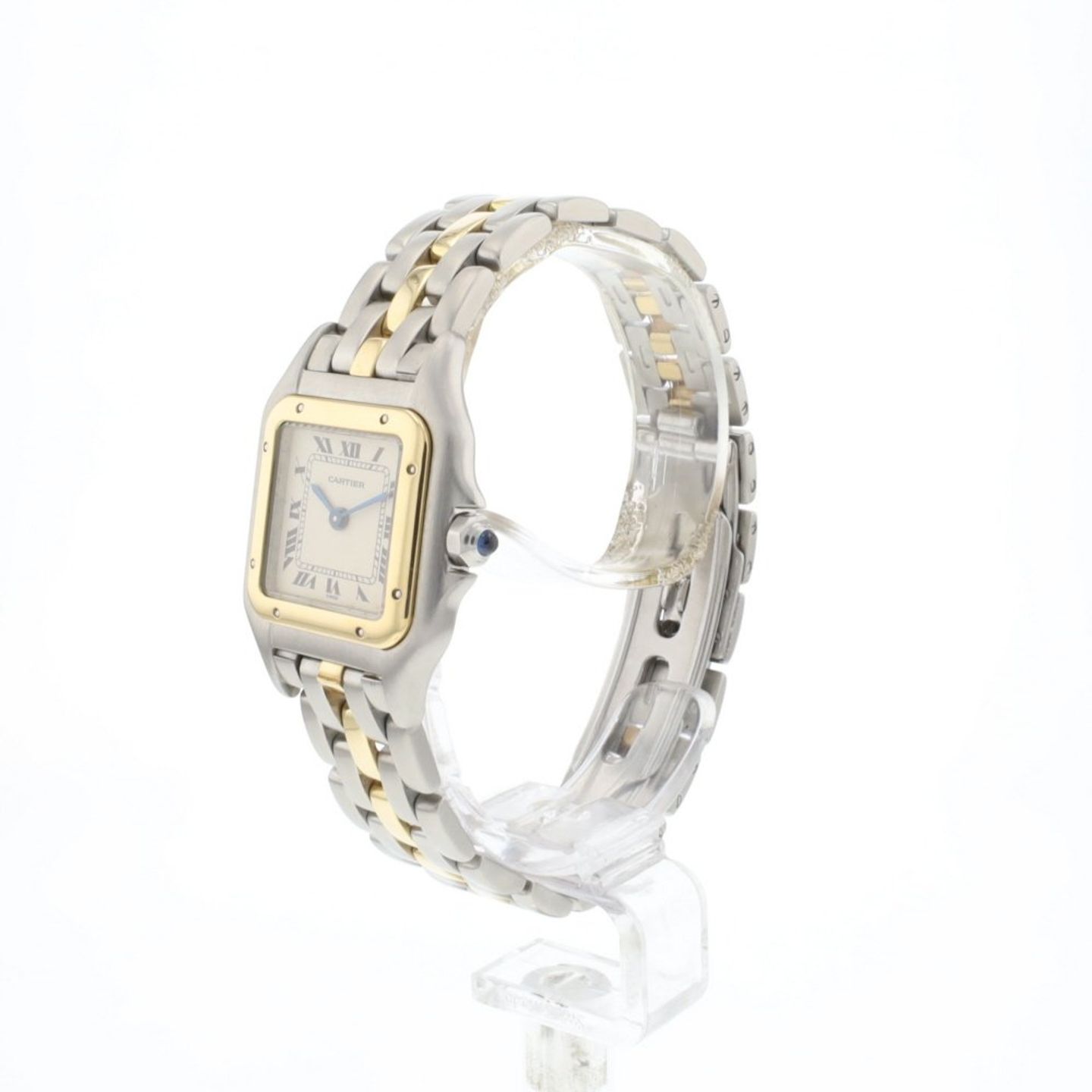 Cartier Panthère 6692 (Unknown (random serial)) - White dial 22 mm Gold/Steel case (2/5)