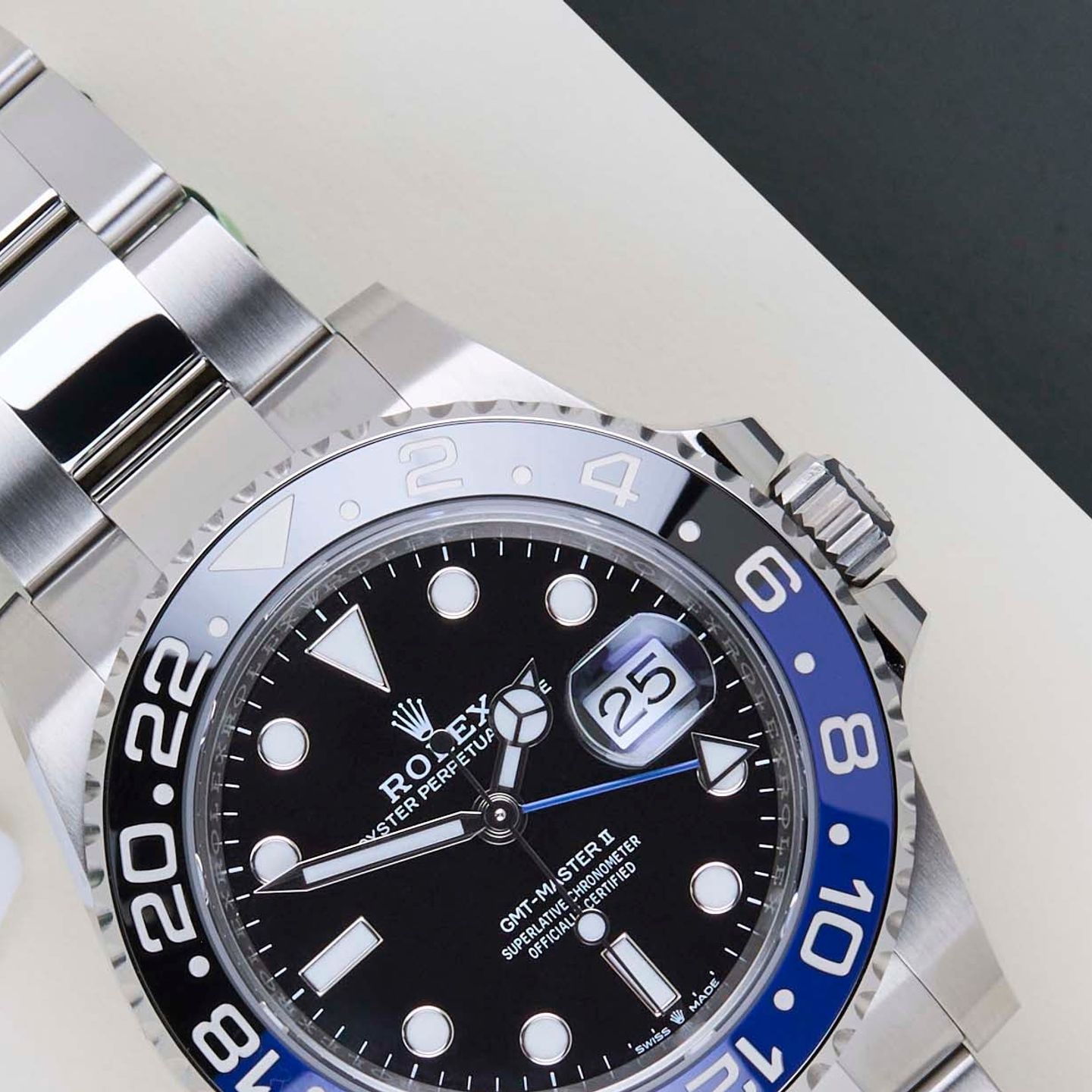 Rolex GMT-Master II 126710BLNR (2021) - Zwart wijzerplaat 40mm Staal (3/8)