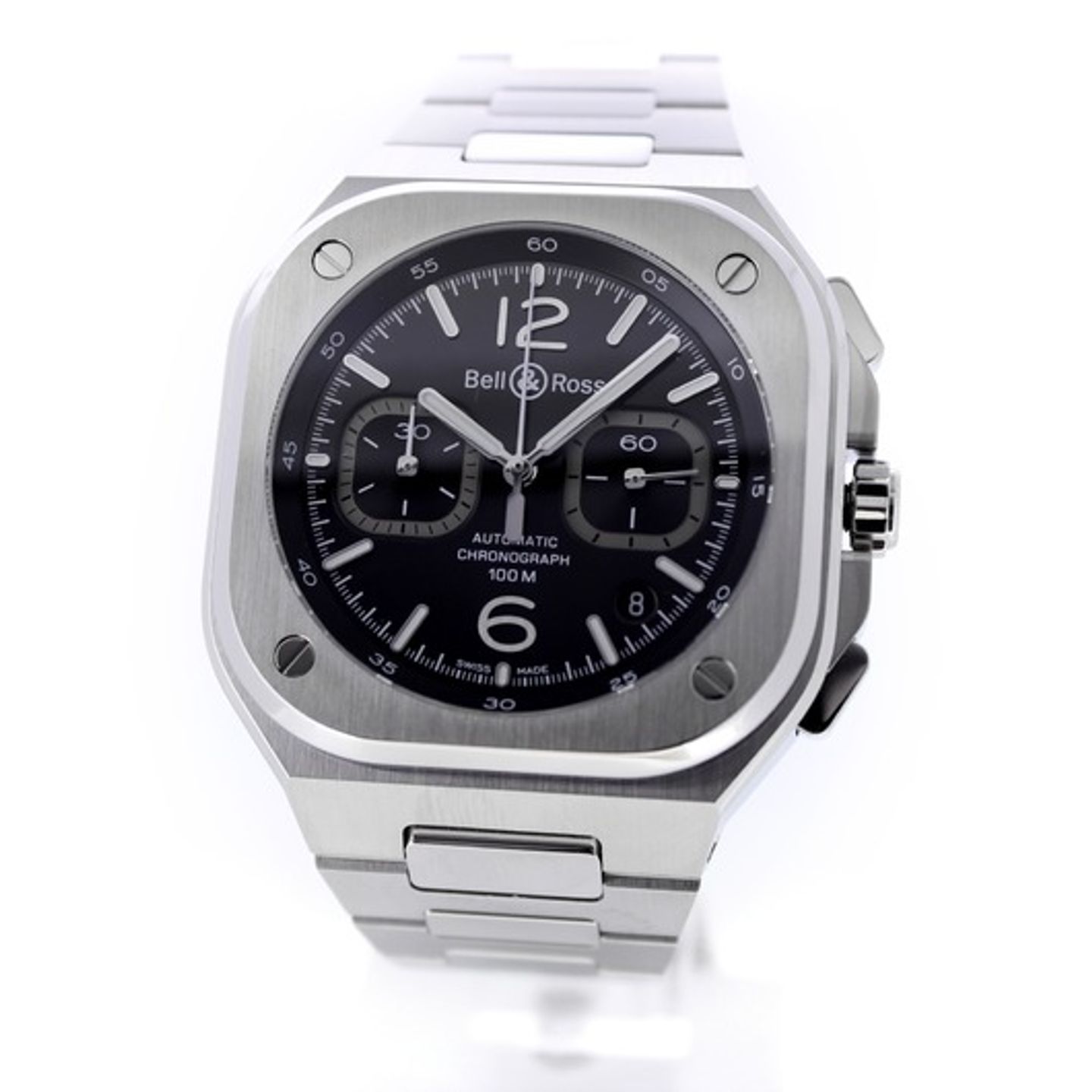 Bell & Ross BR 05 BR05C-BL-ST/SST (2023) - Zwart wijzerplaat 42mm Staal (2/7)