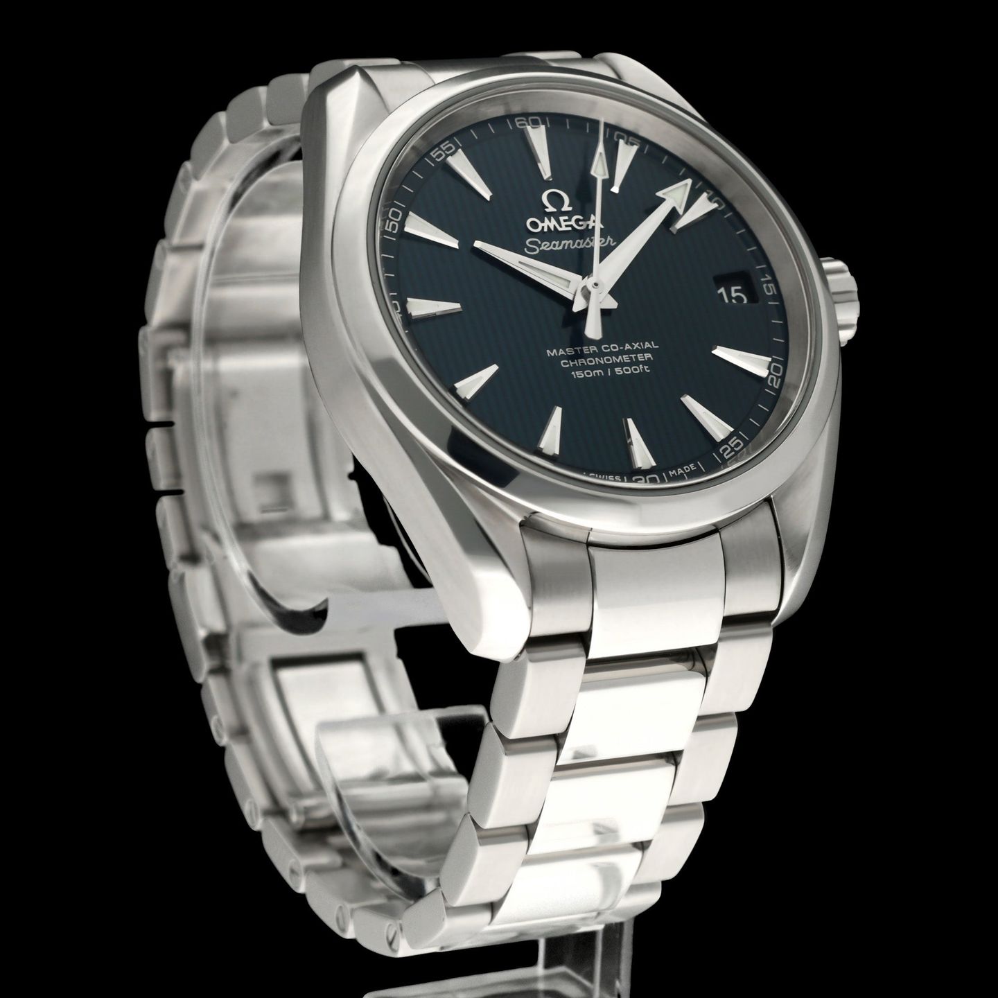 Omega Seamaster Aqua Terra 231.10.39.21.03.002 (2016) - Blue dial 39 mm Steel case (6/8)