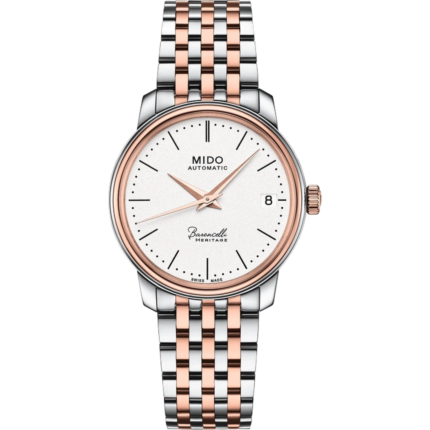 Mido Baroncelli M027.207.22.010.00 (2026) - 33mm Goud/Staal (1/1)