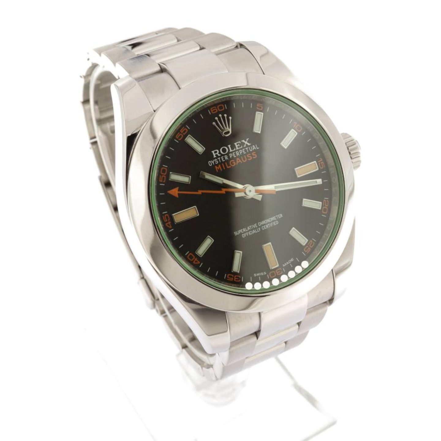 Rolex Milgauss 116400GV (2014) - 40mm Staal (2/6)