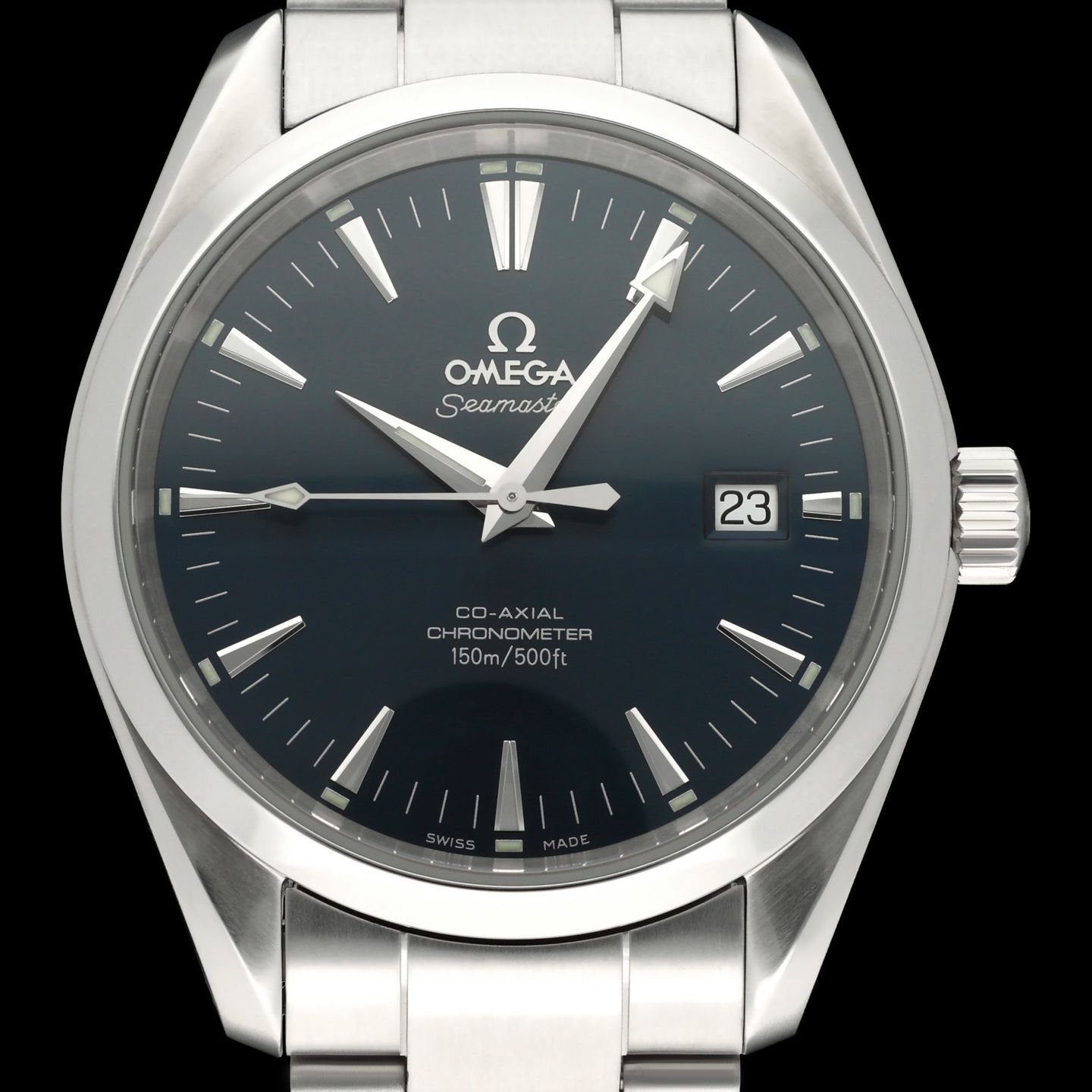 Omega Seamaster Aqua Terra 2503.80.00 (2006) - Blue dial 39 mm Steel case (1/8)