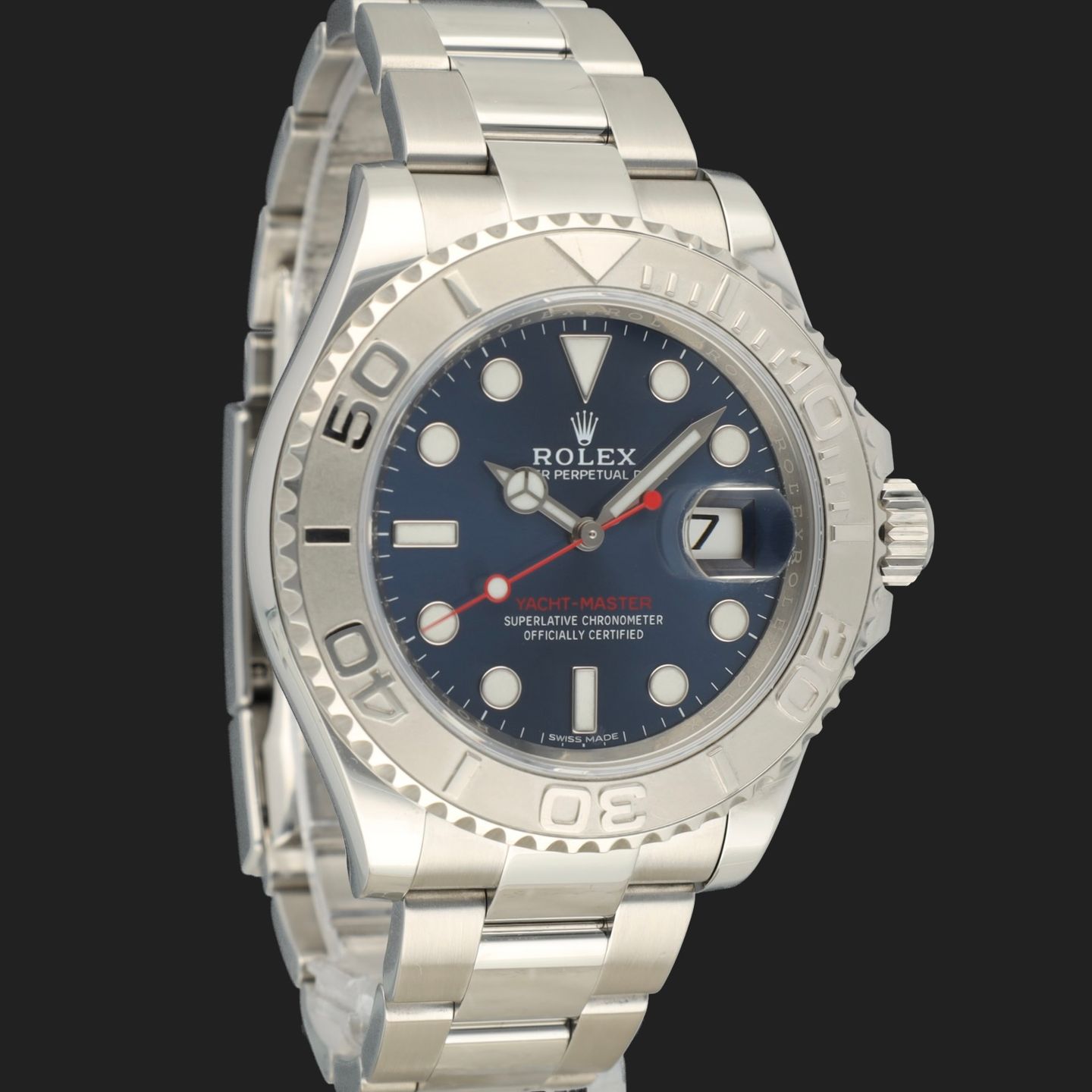 Rolex Yacht-Master 40 116622 (2018) - Blauw wijzerplaat 40mm Staal (4/7)