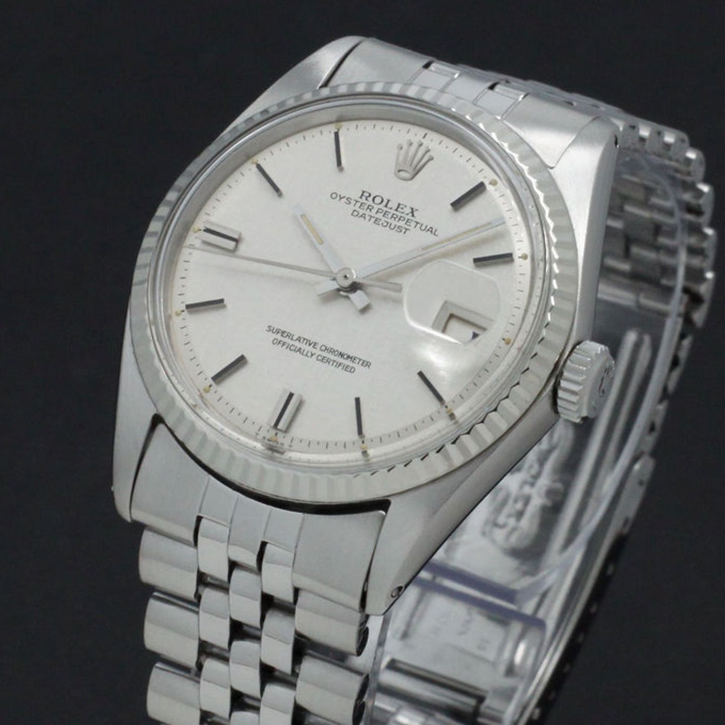 Rolex Datejust 1601 (1970) - Zilver wijzerplaat 36mm Staal (6/7)