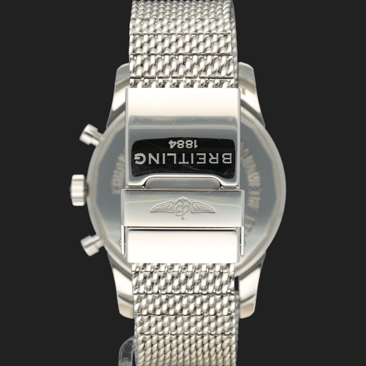 Breitling Transocean Chronograph Unitime AB0510U4 (2014) - Zwart wijzerplaat 46mm Staal (6/8)