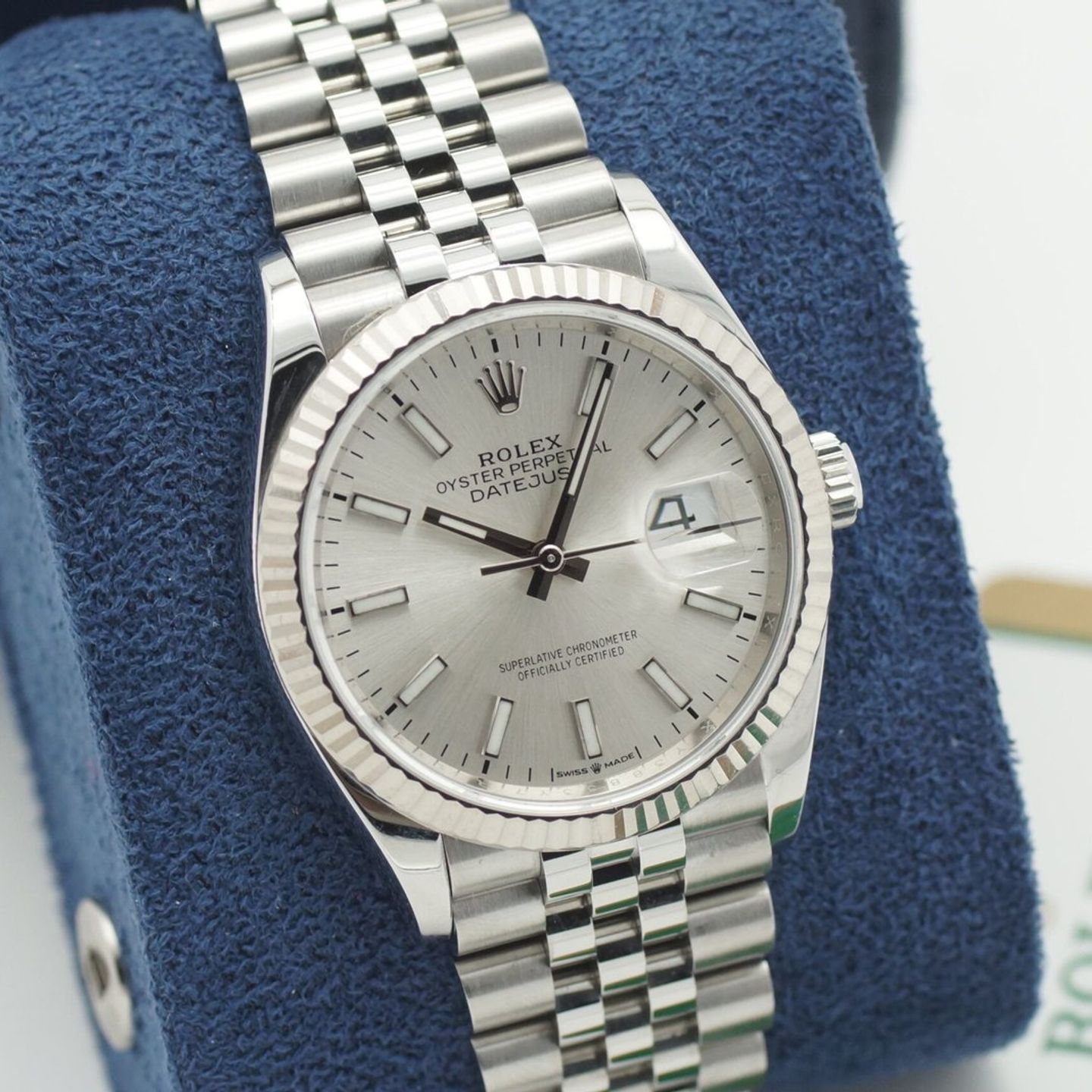Rolex Datejust 36 126234 (2020) - Silver dial 36 mm Steel case (1/8)