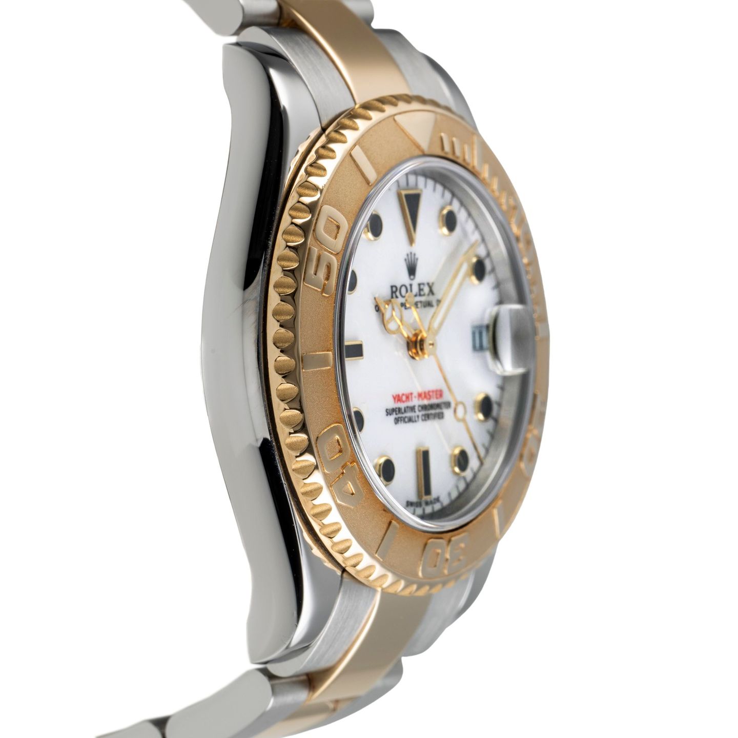 Rolex Yacht-Master 168623 (2005) - 35 mm Gold/Steel case (7/8)