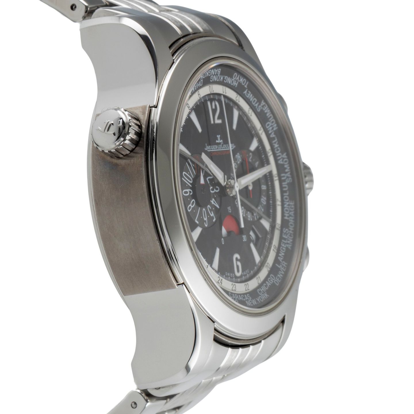 Jaeger-LeCoultre Master Compressor Extreme Q1768170 (2010) - Zwart wijzerplaat 46mm Staal (7/8)