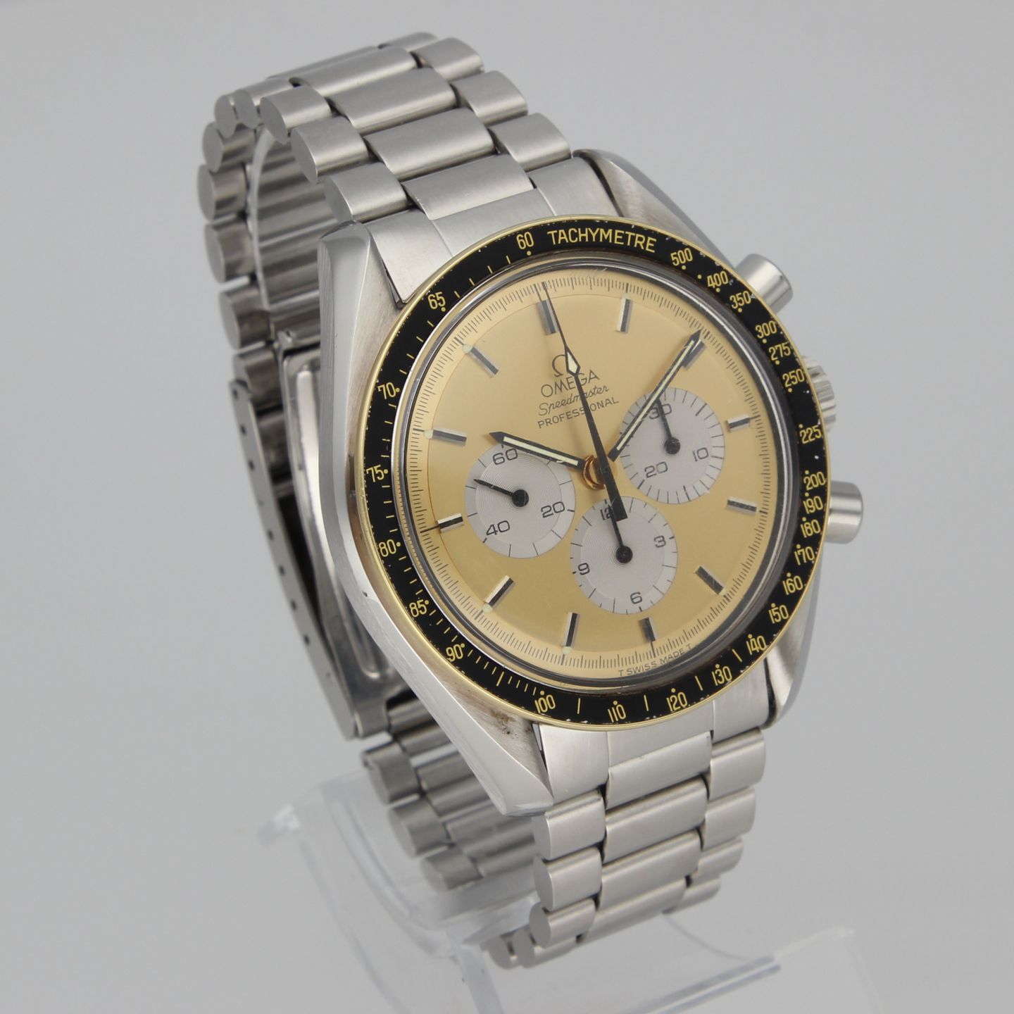 Omega Speedmaster Professional Moonwatch DD 145.0022 CHAMP (1985) - Champagne wijzerplaat 42mm Staal (4/8)