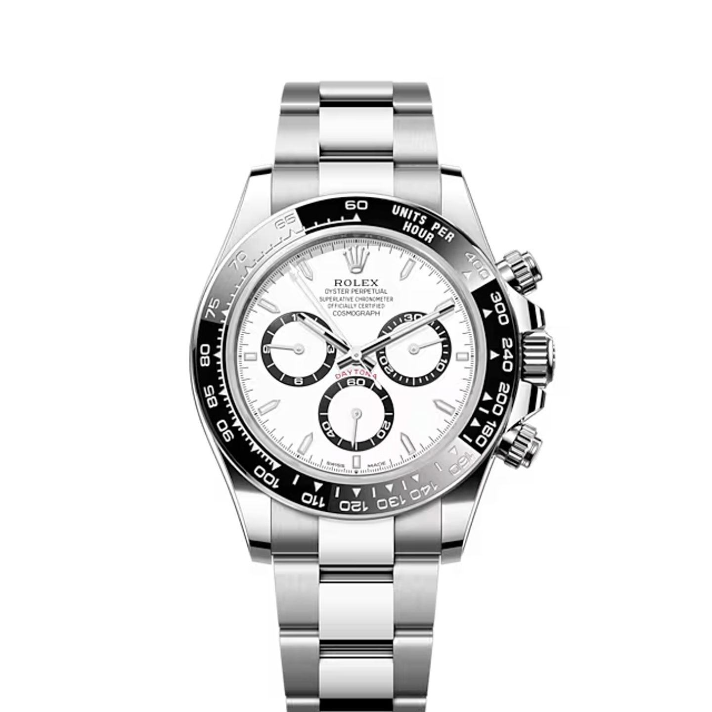 Rolex Daytona 116500LN (2020) - Wit wijzerplaat 40mm Staal (1/1)