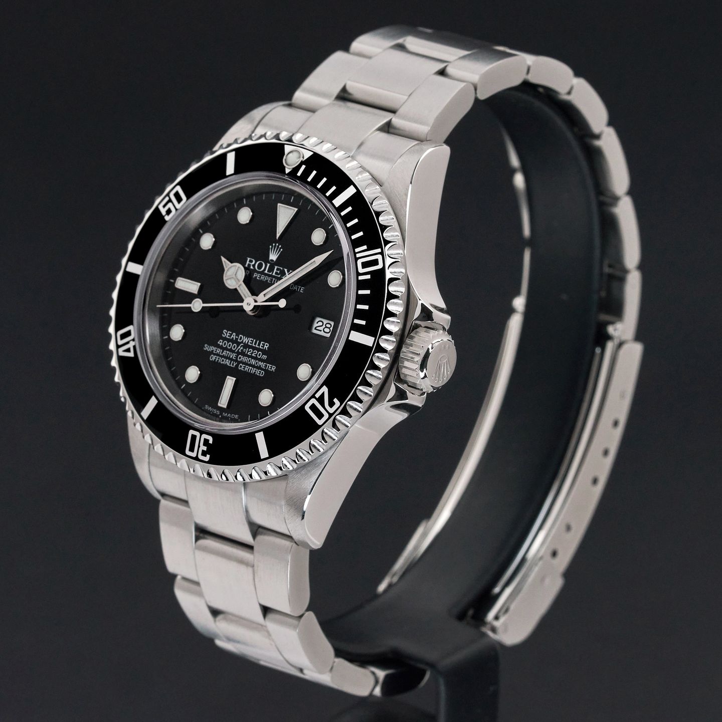 Rolex Sea-Dweller 4000 16600 (2006) - Black dial 40 mm Steel case (4/8)
