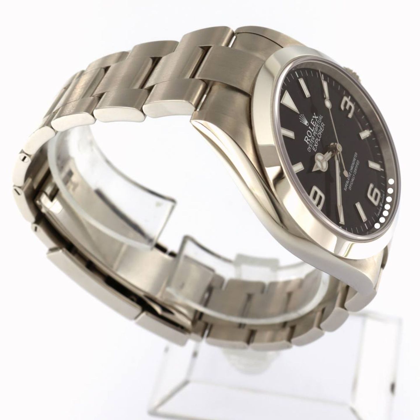 Rolex Explorer 224270 (2024) - Black dial 40 mm Steel case (3/7)