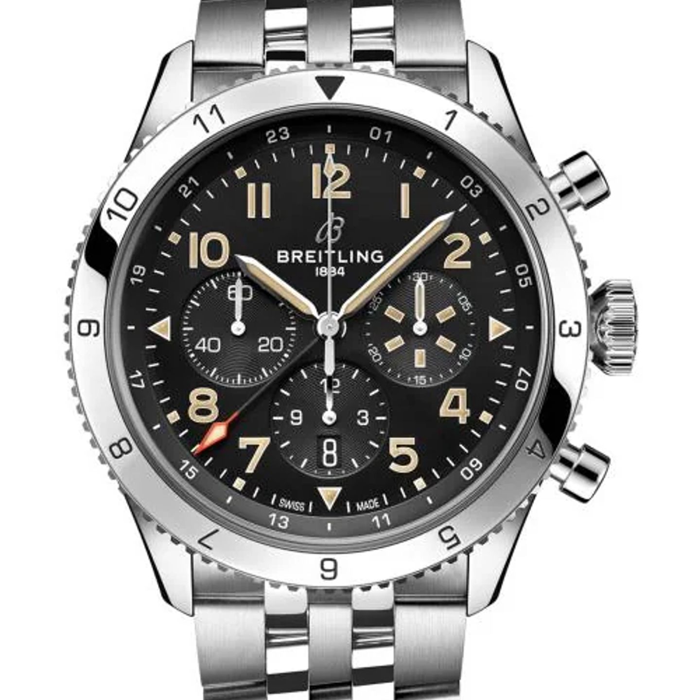 Breitling Aviator 8 AB04453A1B1A1 (2026) - Black dial 46 mm Steel case (1/1)