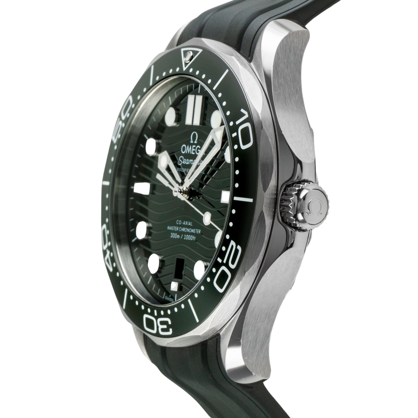 Omega Seamaster Diver 300 M 210.32.42.20.10.001 (Unknown (random serial)) - Green dial 42 mm Steel case (6/8)