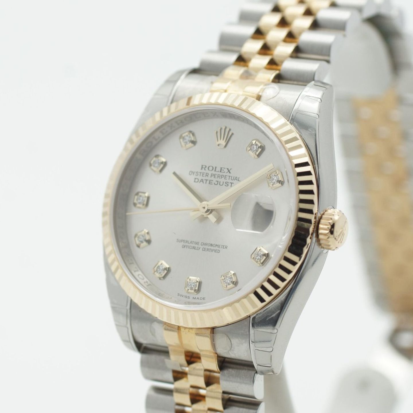 Rolex Datejust 36 116233 (2006) - 36mm Goud/Staal (3/8)
