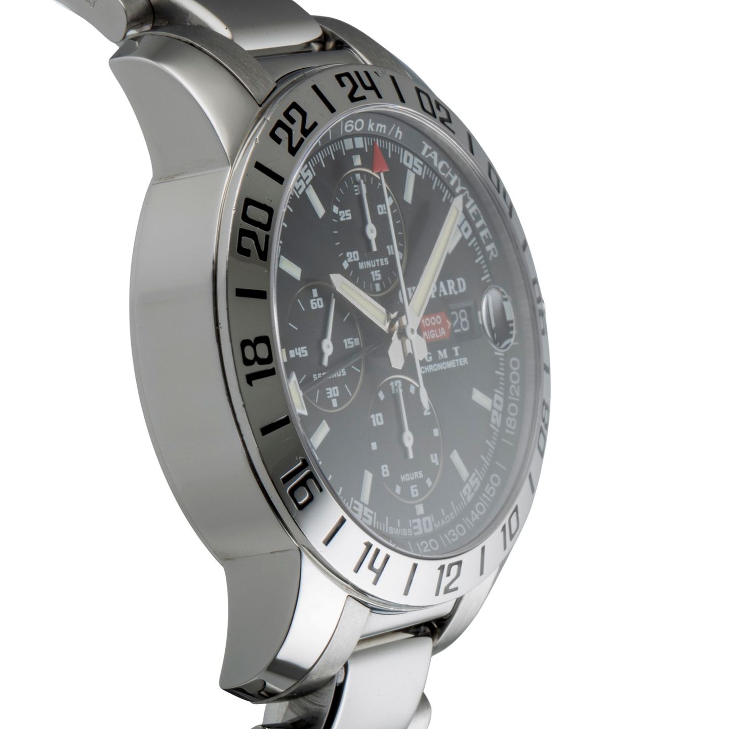 Chopard Grand Prix de Monaco Historique 8992 (2005) - Zwart wijzerplaat 42mm Staal (7/8)