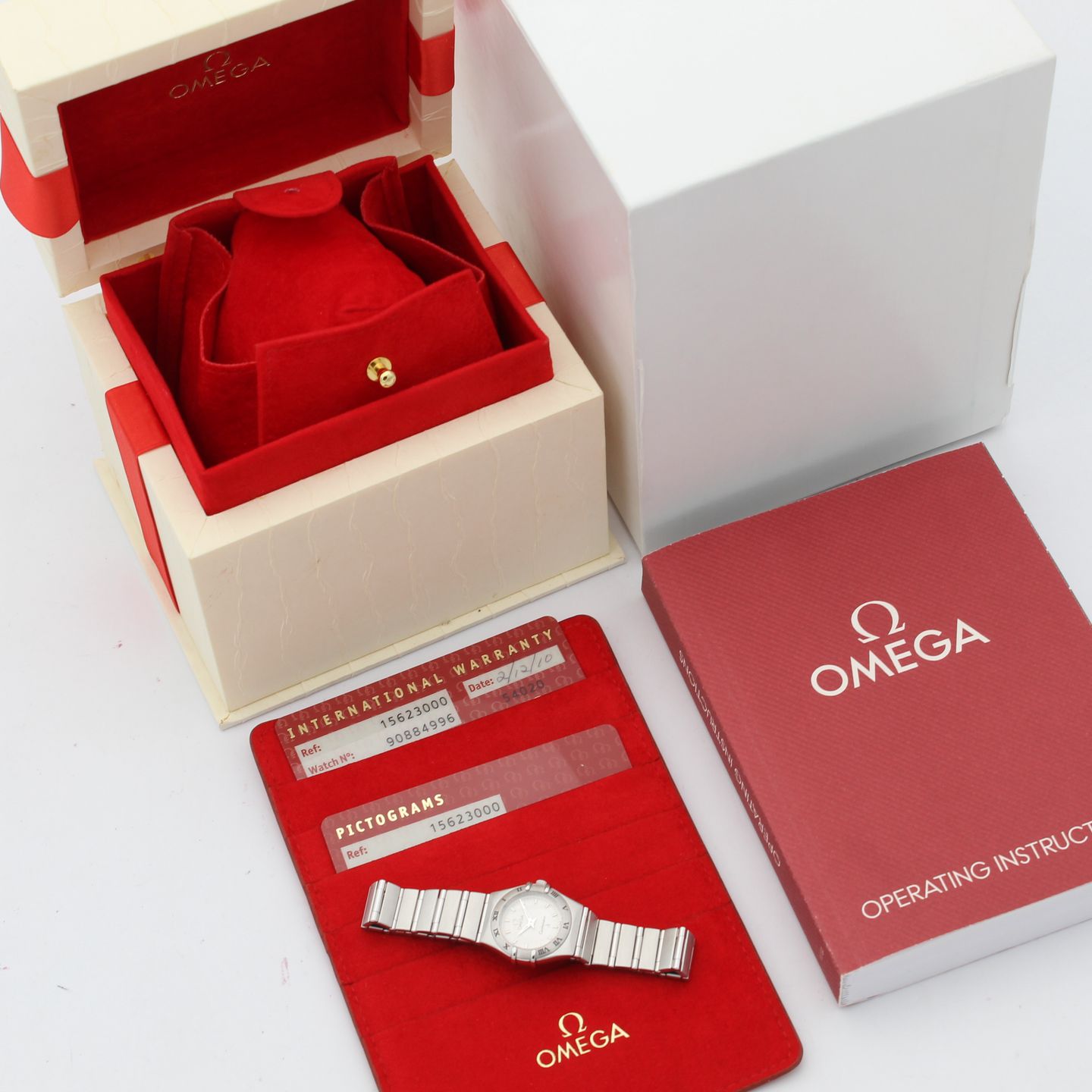 Omega Constellation 1562.3 (2010) - Silver dial 22 mm Steel case (8/8)