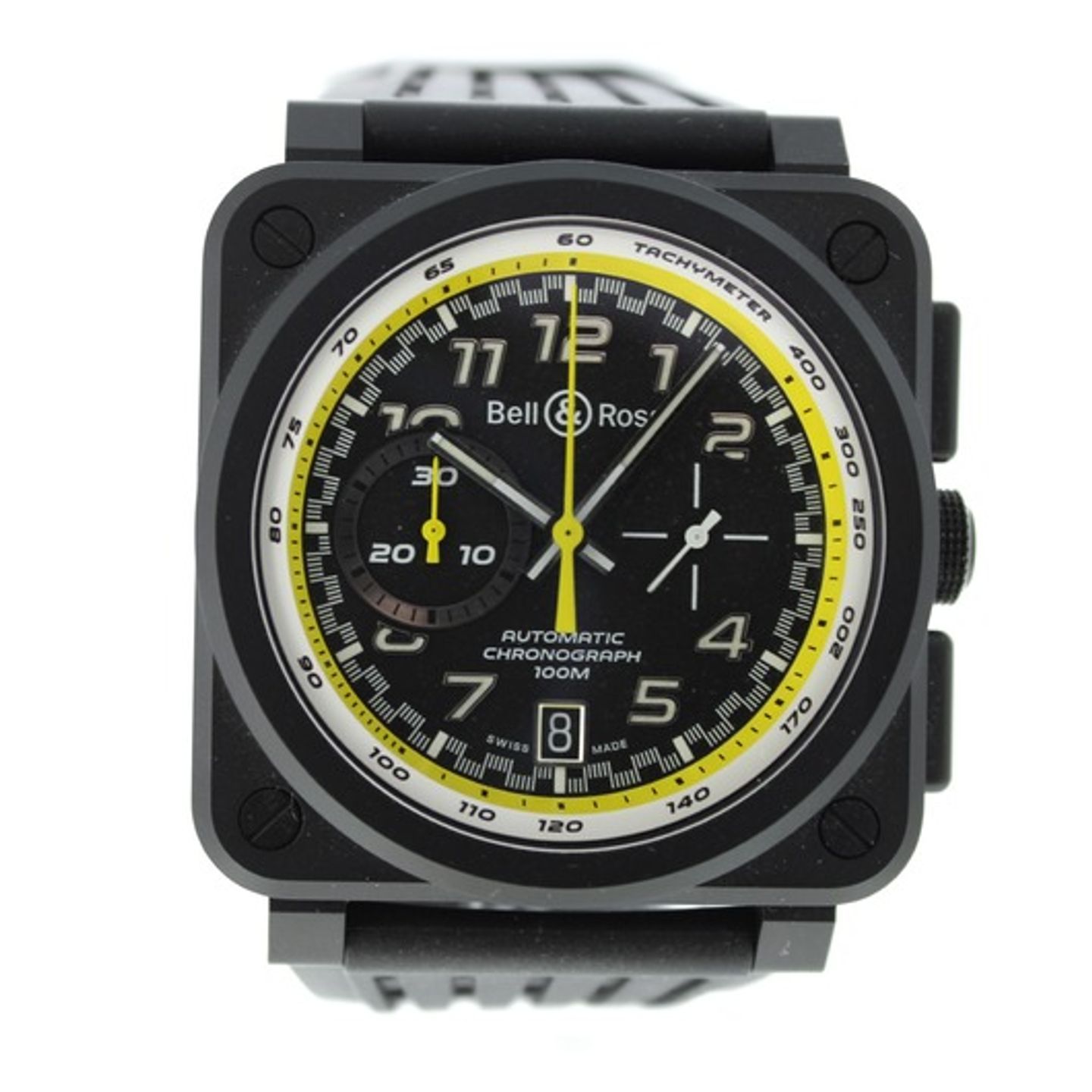 Bell & Ross BR 03-94 Chronographe BR0394-RS20/SRB (2022) - Zwart wijzerplaat 42mm Keramiek (6/6)