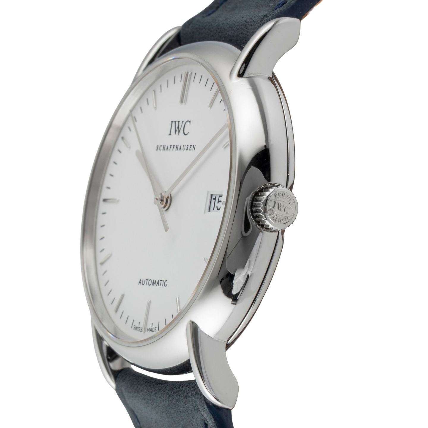 IWC Portofino Automatic IW353312 (Onbekend (willekeurig serienummer)) - Wit wijzerplaat 38mm Staal (6/8)