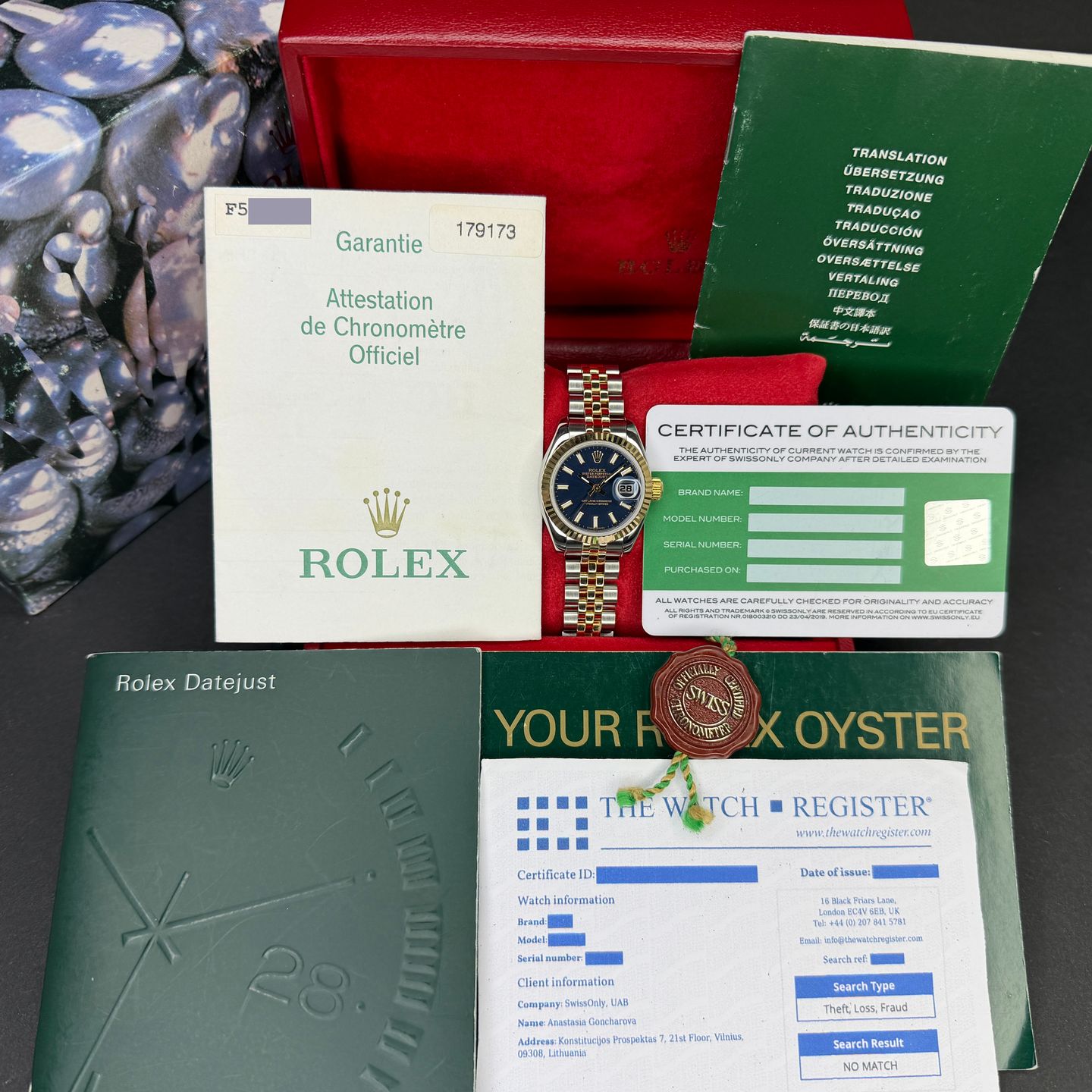 Rolex Lady-Datejust 179173 (Unknown (random serial)) - 26 mm Gold/Steel case (3/8)