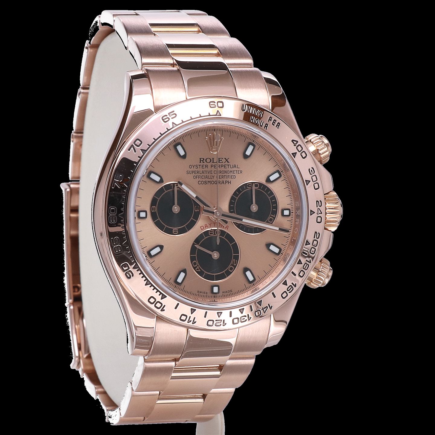Rolex Daytona 116505 (2012) - Pink dial 40 mm Rose Gold case (3/6)